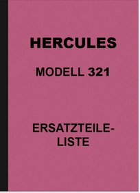 Hercules 321 Motorcycle 200 cc ILO engine spare parts list spare parts catalog parts catalog