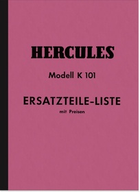 Hercules K 101 Ersatzteilliste Ersatzteilkatalog Teilekatalog K101