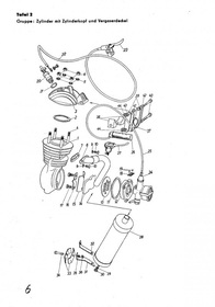 Lutz M 58 motor built-in motor spare parts list spare parts catalog parts catalog