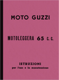 Moto-Guzzi Motoleggera 65ccm Bedienungsanleitung Istruzioni