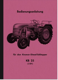 Kramer KB 25 Operating Instructions Operating Instructions Manual KB25 Tractor