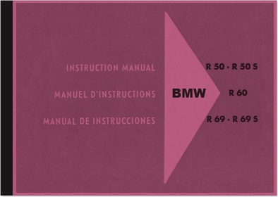 BMW R 50,R 50S,R 60,R 69 R 69S Bedienungsanleitung