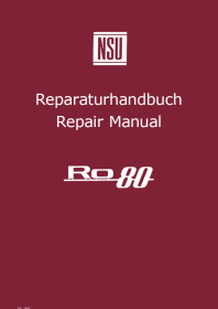 NSU RO 80 1967/68 repair instructions