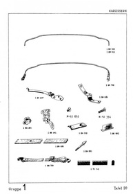 Opel 1,1 Liter Kadett und Lieferwagen Hauptkatalog Ersatzteilliste