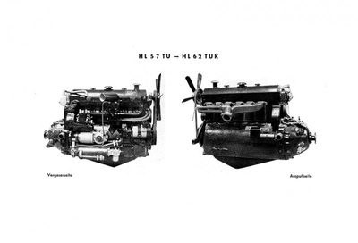 Maybach HL 57 TU and HL 62 TUK engine spare parts list spare parts catalog