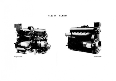 Maybach HL 57 TR and HL 62 TR engine spare parts list spare parts catalog