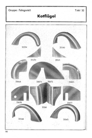 DKW 4=8 two-stroke four-cylinder suspension class spare parts list 40 Spare parts catalog cars passe