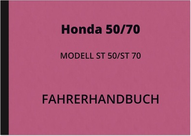 Honda Dax ST 50 70 Bedienungsanleitung Betriebsanleitung Handbuch ST50 ST70