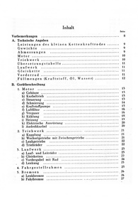 NSU Kettenkraftkrad HK 101 Bedienungsanleitung D624/1 Beschreibung HK101 D 624/1