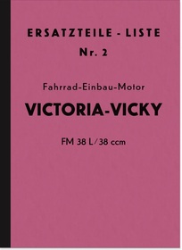 Victoria Vicky I II 1 FM 38 L NL 2 Spare Parts List Spare Parts Catalogue Parts Catalogue