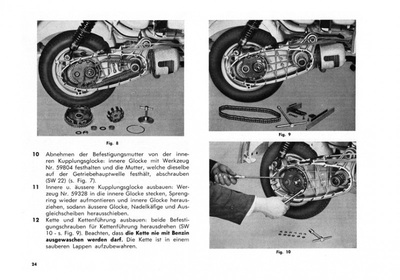 Innocenti Lambretta 125 li 150 li 175 tv II 2 Reparaturanleitung Werkstatthandbuch