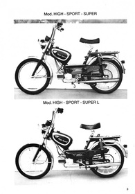 Rixe High-Sport 21 25 Spare Parts List Spare Parts Catalogue Super Mofa LS L 1976-80