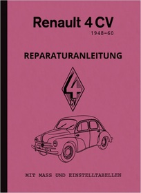 Renault 4 CV Reparaturanleitung Werkstatthandbuch