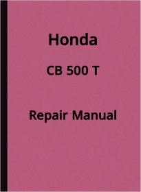 Honda CB 500 T repair instructions