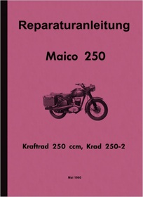 Maico M 250 B Krad 250-2 (German Armed Forces) Repair Manual Workshop Manual