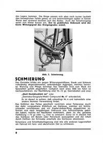 Adler Fahrrad 3-Gang 1935 Reparaturanleitung Bedienungsanleitung