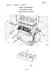 Fiat 500 A (Topolino) spare parts list spare parts catalog