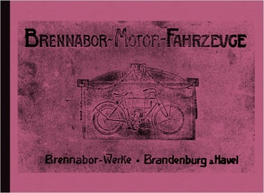Brennabor Werke Motorrad Seitenwagen Dreirad Katalog Broschüre Prospekt Modelle 1905