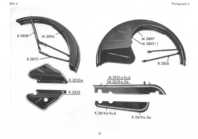 Göricke Diva luxury models moped 1954-1955 spare parts list spare parts catalog