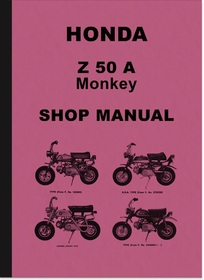 Honda Z 50 A Monkey Z50A Reparaturanleitung Werkstatthandbuch