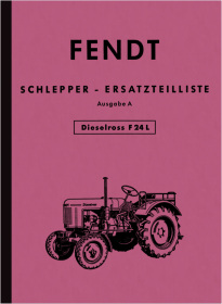 Fendt Dieselross F 24 L Spare parts list