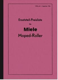 Miele K 50 S Moped-Roller Ersatzteilliste