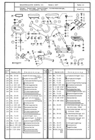 Rabeneick Binetta I III Super Star Kick 5 1955-1961 Spare Parts List Spare Parts Catalogue Parts Cat