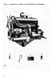 Maybach Mittlerer Zugkraftwagen 3t (Sd.Kfz.11) Ersatzteilliste H kl 6 n s k Dienstvorschrift D 660/2