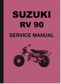 Suzuki RV 90 repair manual assembly instructions workshop manual