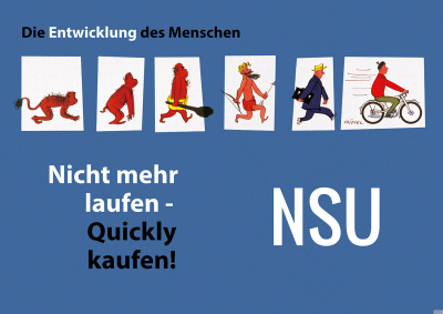 NSU Quickly "Die Entwicklung" Poster