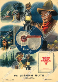 Joseph Rute Petroleum-Lampen (Summit, Jansen) Standard Eos 1938 Reklame Werbung Poster Plakat Bild