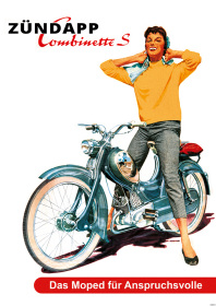 Zündapp Combinette S Moped Poster Plakat Bild