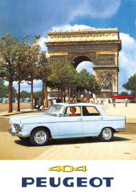 Peugeot 404 car poster car poster Picture