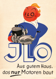 ILO Motoren Poster Plakat Bild Werbung Reklame