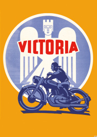 Victoria Motorrad Motorräder KR 1 2 3 6 7 8 25 26 35 50 S N Sport Poster Plakat Bild