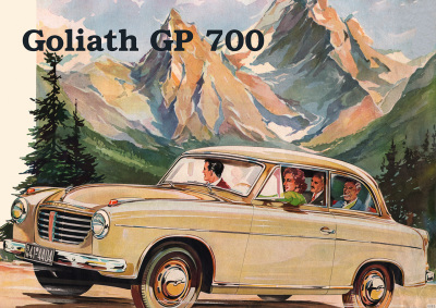 Goliath GP 700 Auto PKW Poster