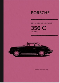 Porsche 356 C Bedienungsanleitung Betriebsanleitung Handbuch