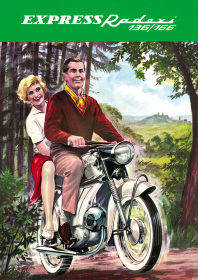 Express Radexi 136 166 motorcycle Poster image