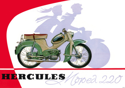 Hercules Moped Typ 220 Poster Plakat Bild