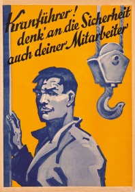 Arbeitsschutz Sicherheit Sicherheitshinweis Poster Plakat Warnung Hinweis - Motiv 25