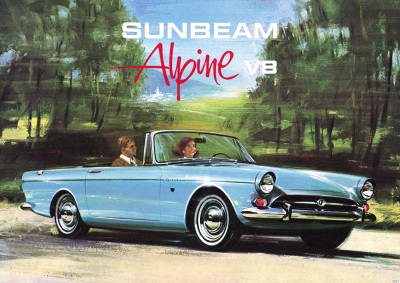 Sunbeam Alpine V8 Auto PKW Poster
