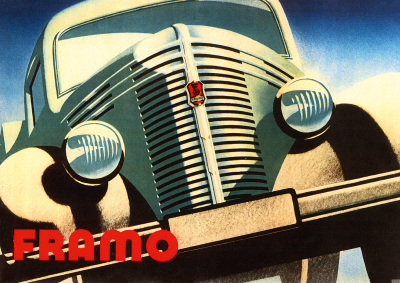 Framo V 501 Kleintransporter Poster Plakat Bild Kunstdruck