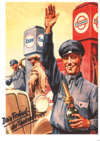 Standard Esso Essolub gas station Poster image