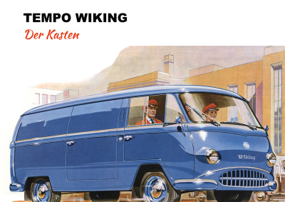 Tempo Wiking "Der Kasten" Kleintransporter Poster Plakat Bild