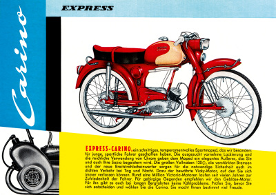 Express Carino Moped Poster Plakat Bild