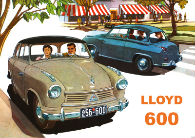 Lloyd 600 Auto PKW Poster Plakat Bild