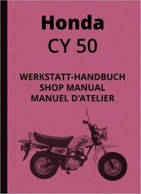 Honda CY 50 Reparaturanleitung Montageanleitung Werkstatthandbuch
