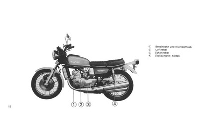 Suzuki GT 750 Bedienungsanleitung