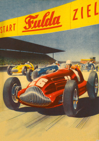 Autorennen Veranstaltung Motorsport Rennsport Fulda Reifen Poster