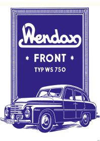 Wendax Front Typ WS 750 WS750 Auto PKW Poster